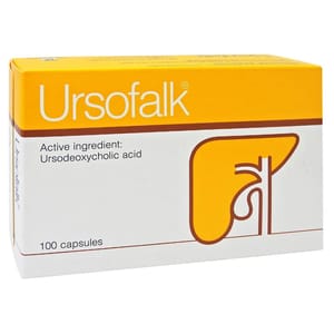 Ursofalk Ursofalk Ursodeoxycholic Acid capsule 250mg 100粒 100粒 正面圖