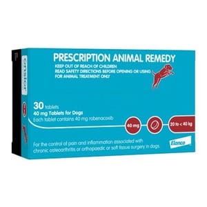 Onsior Onsior Dog 40mg 30 Tablets 啡 20kg 正面圖
