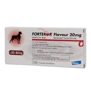 Fortekor Fortekor Flavor 20mg 10排 正面圖