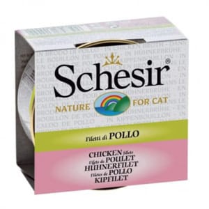 Schesir Schesir 湯煮貓罐頭 雞肉 70g 70g  正面圖