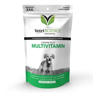 VetriScience VetriScience Canine Plus Multivitamin 30 Bite-Sized Chews 正面圖