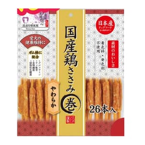 日本Q-Pet 日本Q-Pet 狗小食 愛情餐廳 雞肉骨膠元棒 26本 正面圖