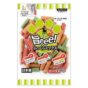 日本Q-Pet 日本Q-Pet 狗小食 旨味 雜菜+肉切條 100g 100g  正面圖