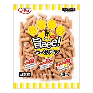 日本Q-Pet 日本Q-Pet 狗小食 旨味 雞肉切條 300g 300g 正面圖