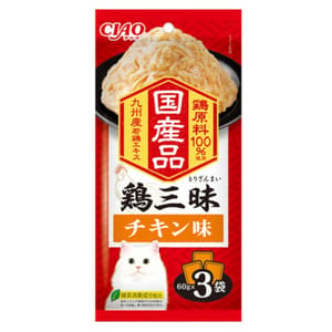 CIAO CIAO 貓濕糧 日本 INABA 雞三味 雞肉味 60g×3袋 60g  正面圖