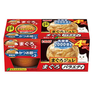 CIAO CIAO 貓罐頭 INABA 乳酸菌吞拿魚凍 吞拿魚 Party 65g×4 65g 正面圖