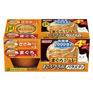 CIAO CIAO 貓罐頭 INABA 乳酸菌吞拿魚凍 吞拿魚+雞肉 Party 65g×4 65g 正面圖