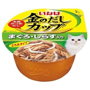 CIAO CIAO 日本貓濕糧 吞拿魚+白飯魚 70g 70g 正面圖