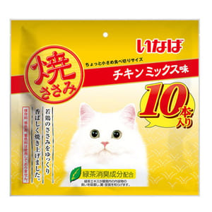 CIAO CIAO 貓零食 日本INABA燒雞柳條 雞肉味 10支入 正面圖