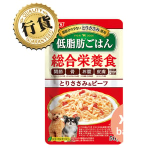 CIAO CIAO 狗濕糧 日本INABA綜合營養軟包 雞肉+牛肉 50g 50g 正面圖