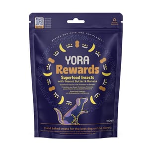 YORA YORA 夢想家營養犬小食 花生醬配香蕉 100g 100g  正面圖