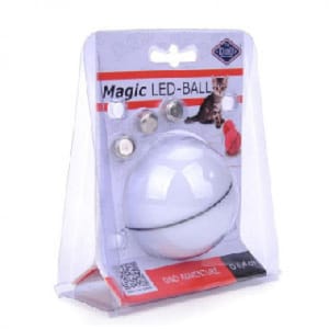 LED LED 貓玩具 閃光滾動發光球逗貓玩具   正面圖
