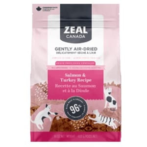 ZEAL ZEAL 貓糧 加拿大無榖物風乾糧 三文魚火雞配方 14lb 14lb  正面圖