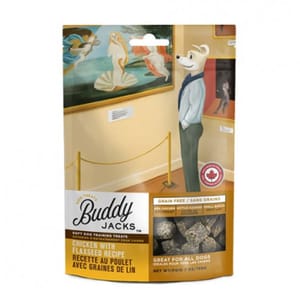 Buddy Buddy JACK'S 香軟狗小食 雞肉亞麻籽 198g 198g 正面圖