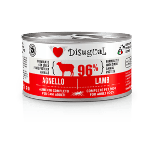 Disugual Disugual 意極鮮 狗罐頭 狗主食罐 96%極品鮮肉 單一蛋白配方 羊肉 150g | 意大利製造 150g 正面圖