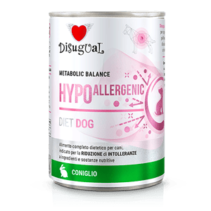 Disugual Disugual 意極鮮 處方糧 狗罐頭 低敏配方 兔肉 400g  | 意大利製造 400g  正面圖