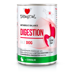 Disugual Disugual 意極鮮 處方糧 狗罐頭 高消化低脂配方 兔肉 400g  | 意大利製造 400g  正面圖