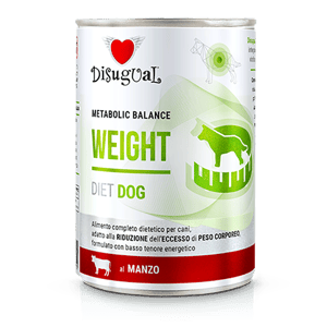 Disugual Disugual 意極鮮 處方糧 狗罐頭 控制體重配方 牛肉 400g | 意大利製造 400g 正面圖