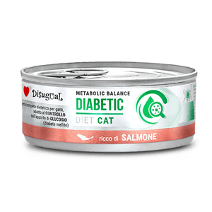 Disugual Disugual 意極鮮 處方糧 貓罐頭 糖尿病配方 三文魚 85g | 意大利製造 - 限時優惠價 85g 正面圖
