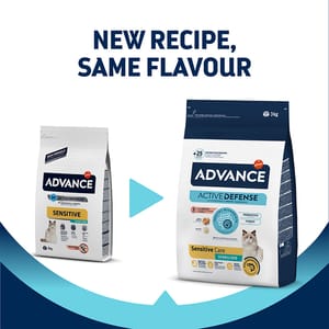 ADVANCE ADVANCE 絕育成貓糧 特殊護理 過敏護理 三文魚 3kg 3kg 正面圖