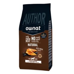 ownat ownat 狗糧 即製全犬用乾糧 高比例新鮮公雞 10kg 10kg 犬用 正面圖