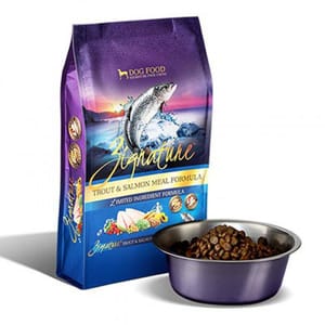 Zignature Zignature 狗糧 全犬種無穀物 鱒魚及三文魚配方 4lb 4lb 正面圖