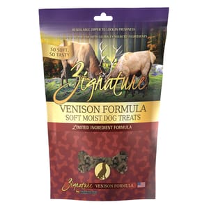 Zignature Zignature 香軟鮮肉狗小食 鹿肉 4OZ   正面圖