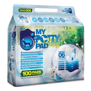My My Potty Pad 殿堂吸 寵物尿墊 狗尿墊 狗尿片 原味 [33x45 S碼 1PADS]   正面圖