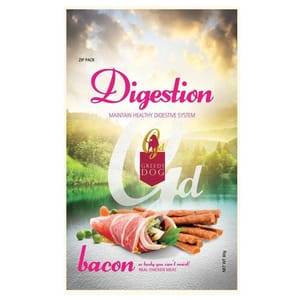 Greedy Greedy Dog 純天然狗小食 bacon 煙肉 80g 80g  正面圖
