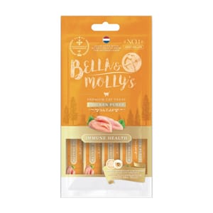 Bella & Molly's Bella & Molly's 貓肉泥 增強免疫力配方 雞肉肉醬 14g x 4 14g 正面圖