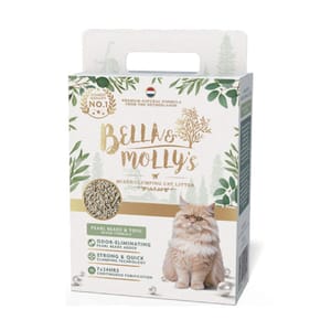Bella & Molly's Bella & Molly's 天然木薯混合 豆腐貓砂 綠茶味 6L 6L 正面圖