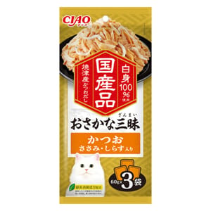 CIAO CIAO 貓零食 新產品 60g×3 60g 正面圖