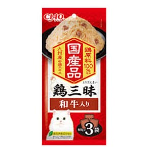 CIAO CIAO 貓濕糧 新產品 60g×3袋 60g  正面圖