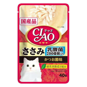 CIAO CIAO 貓濕糧 乳酸菌 新產品 40g 40g  正面圖