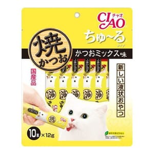 CIAO CIAO 貓零食 新產品 12g×10本 12g  正面圖