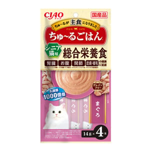 CIAO CIAO 貓零食 綜合營養主食 新產品 14g×4本 14g 正面圖