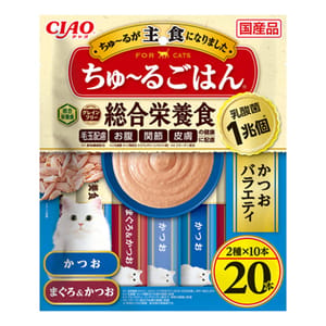 CIAO CIAO 貓零食 綜合營養主食 新產品 14g×20本 14g 正面圖