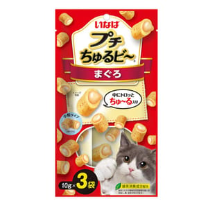 CIAO CIAO 貓零食 日本INABA 日本軟心零食粒 新產品 10g x 3袋 10g  正面圖