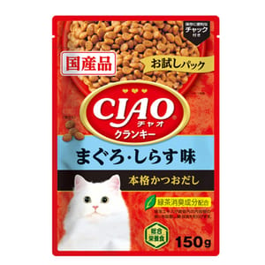 CIAO CIAO 貓糧 脆脆糧 新產品 150g 150g  正面圖