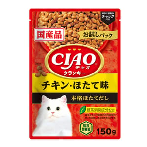 CIAO CIAO 貓糧 脆脆糧 新產品 150g 150g  正面圖