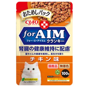 CIAO CIAO 貓糧 AIM夾心乾糧 新產品 100g 100g 正面圖