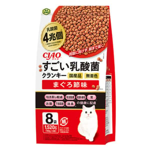 CIAO CIAO 貓糧 日本2兆個乳酸菌 新產品 190g×8袋 190g 正面圖