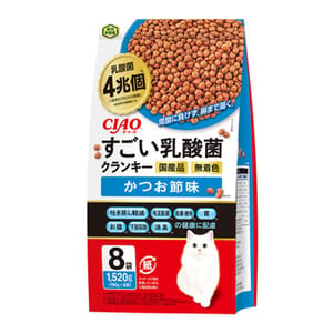 CIAO CIAO 貓糧 4兆個乳酸菌健腸配方 鰹魚味 190g×8袋 190g 正面圖