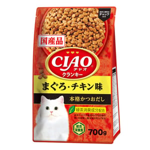 CIAO CIAO 貓糧 吞拿魚及雞肉味 700g 700g  正面圖