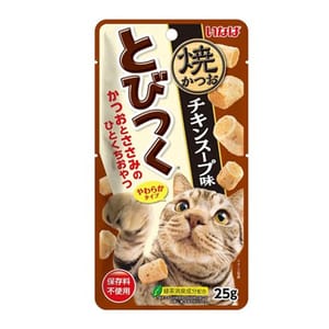 CIAO CIAO 貓零食 夾心餅 雞湯味 25g 25g  正面圖
