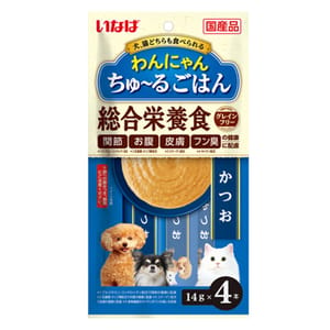 CIAO CIAO 狗肉泥 日本INABA 新產品 14g×4本 14g 正面圖