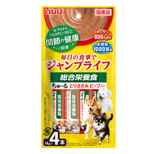 CIAO CIAO 狗肉泥日本INABA 新產品 14g×4本 14g 正面圖