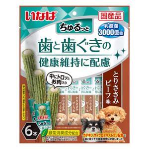 CIAO CIAO 狗零食 日本INABA 新產品 6本 正面圖
