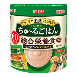 CIAO CIAO 狗肉泥 主食肉醬系列 雞肉及野菜味 14g×60本 14g  正面圖