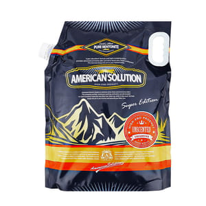 American American Solution 清香 強效抗菌 多貓除臭 礦物貓砂 6.35kg 35kg 正面圖
